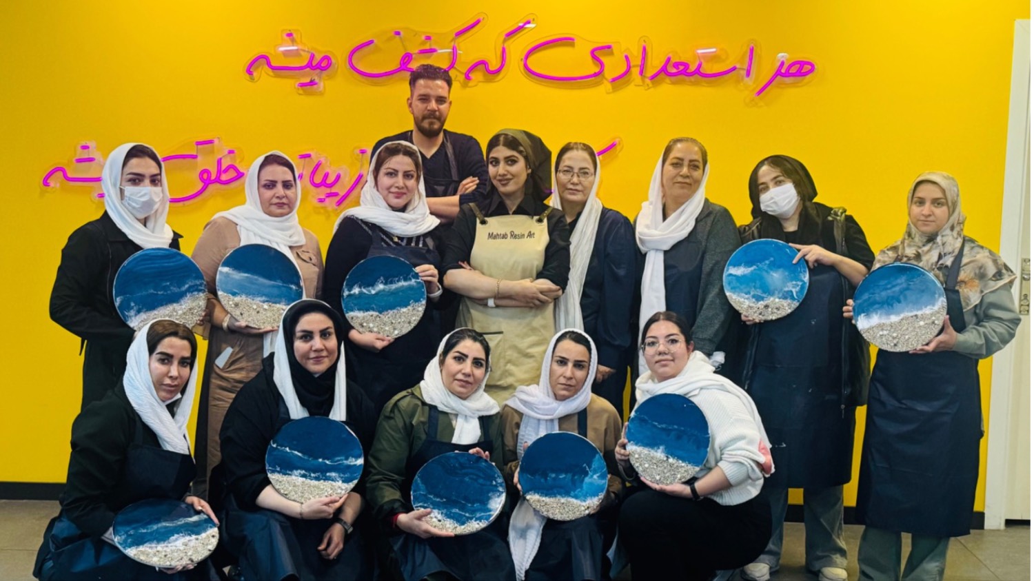 برگزاری ورکشاپ ساخت محصولات رزین